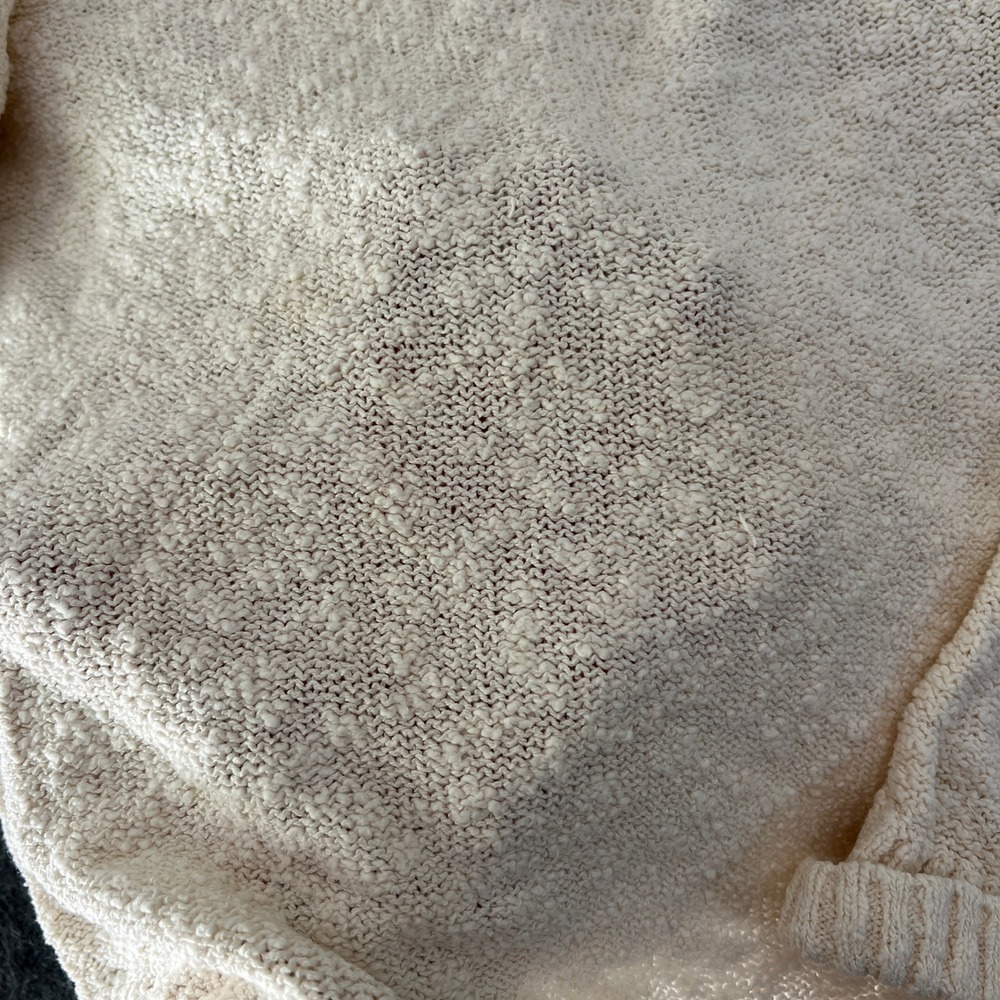 LL Bean Women's XL Petite Midweight Cotton Slub Rollneck Pullover 100% Cotton - Picture 5 of 5